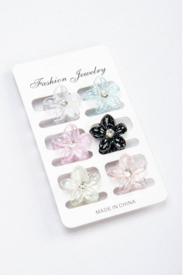 Набір крабиків "квітка" 6 шт